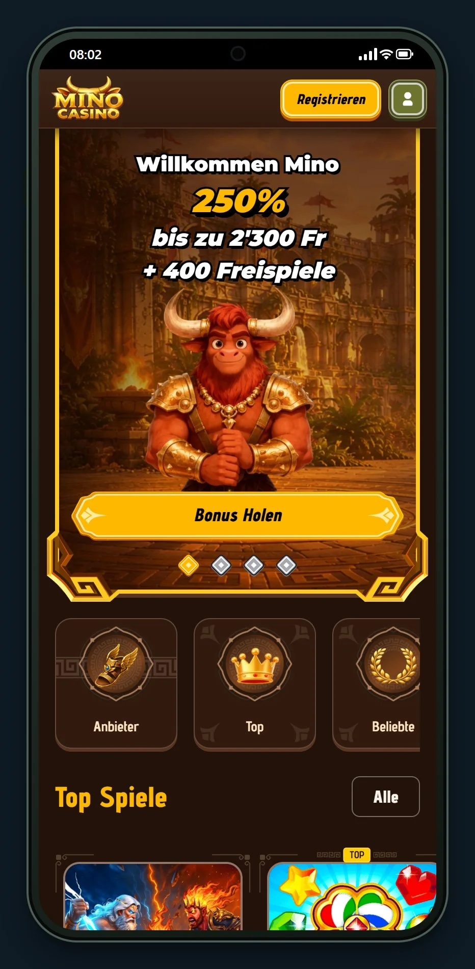 Online Casino Schweiz Paysafe: Mino Casino