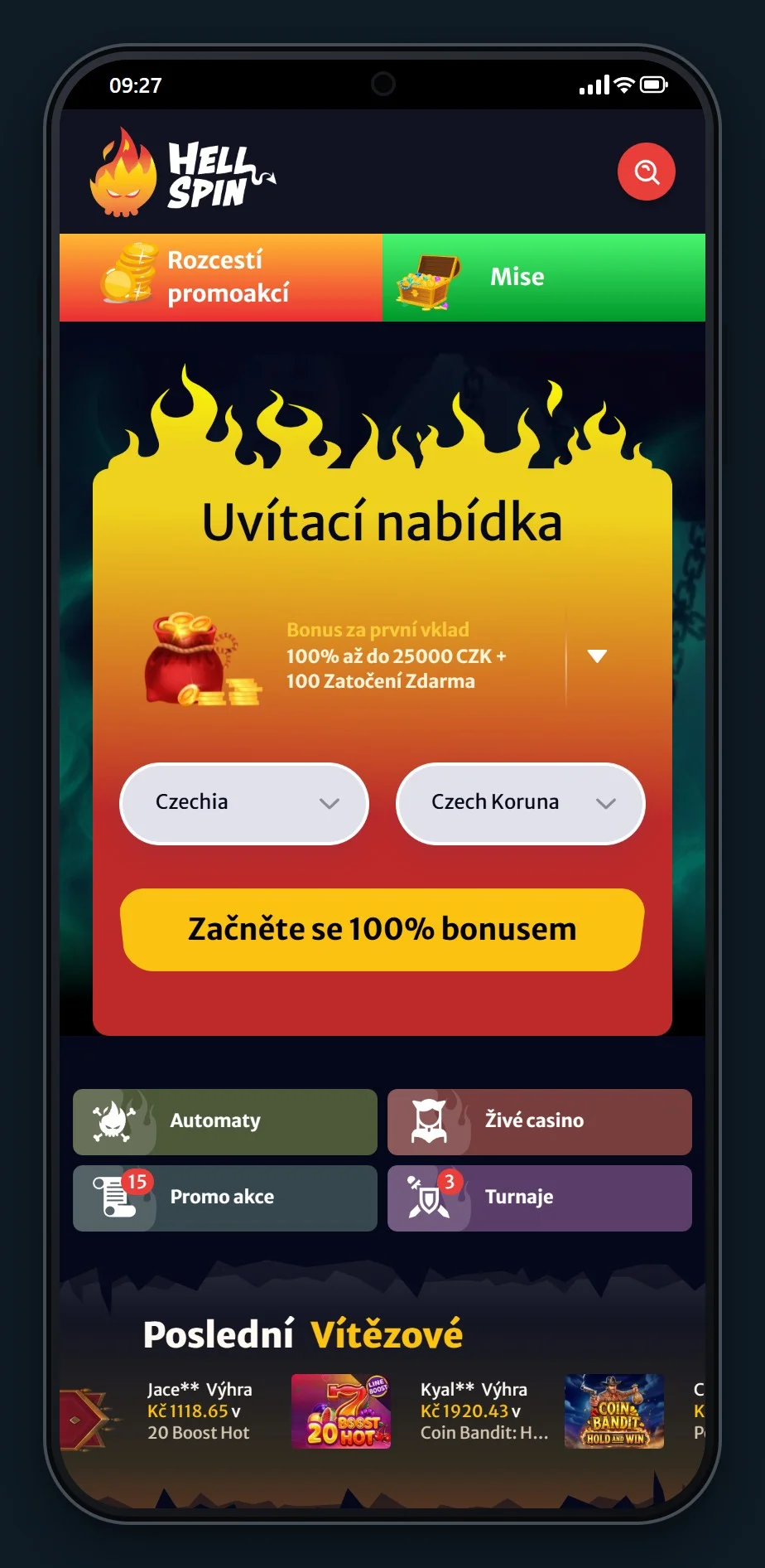 casino paysafecard: lobby kasina HellSpin