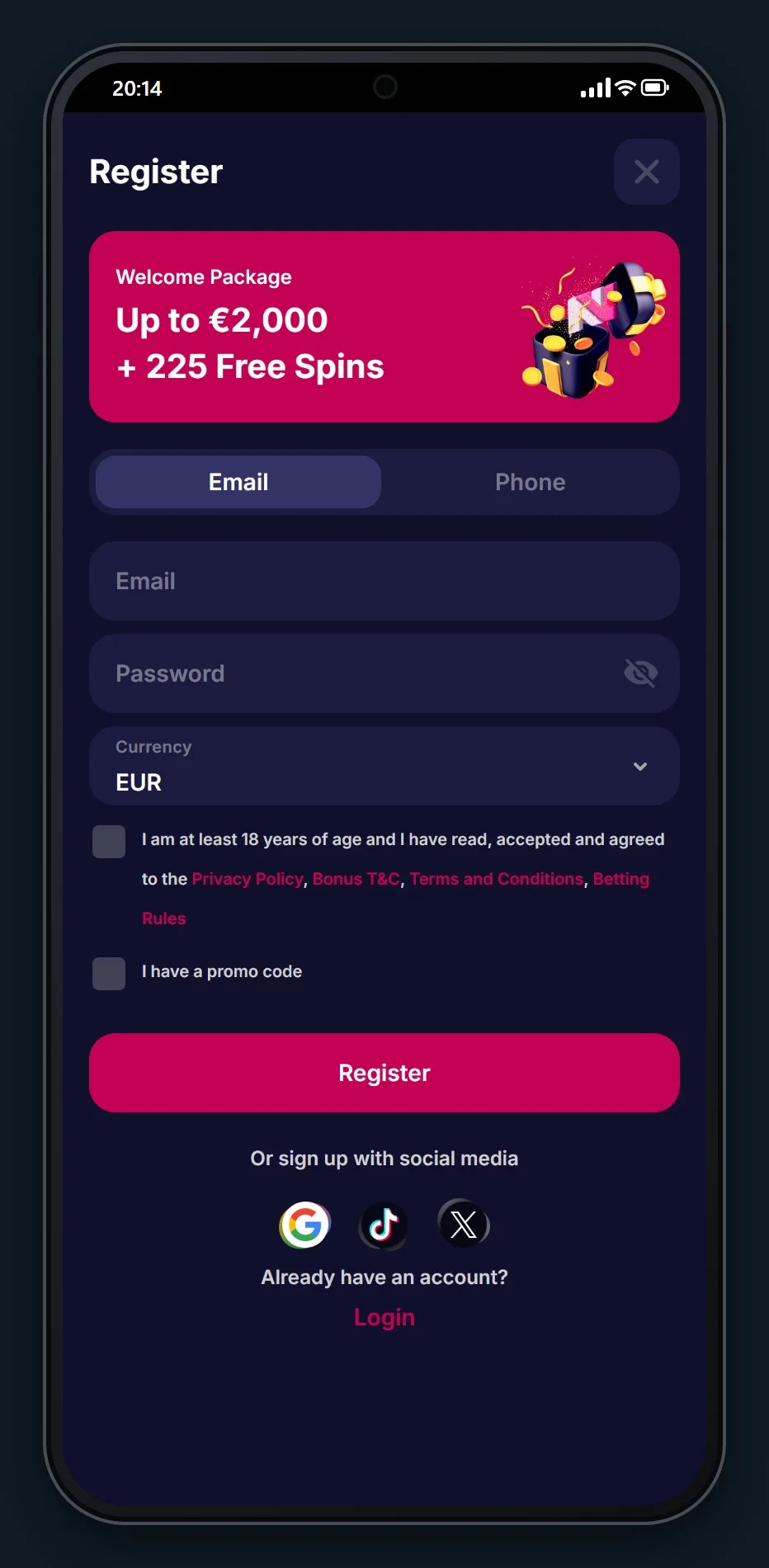 paysafecard kasiino: kasiino NV Casino avaleht