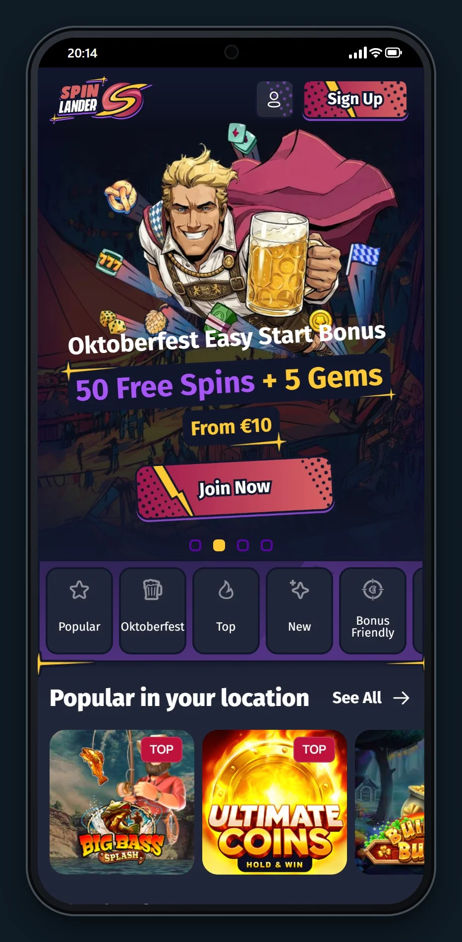 casino online paysafecard: SpinLander kasiino avaleht