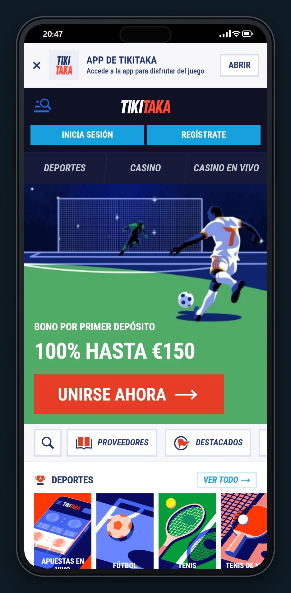 paysafecard casino: el lobby de TikiTaka