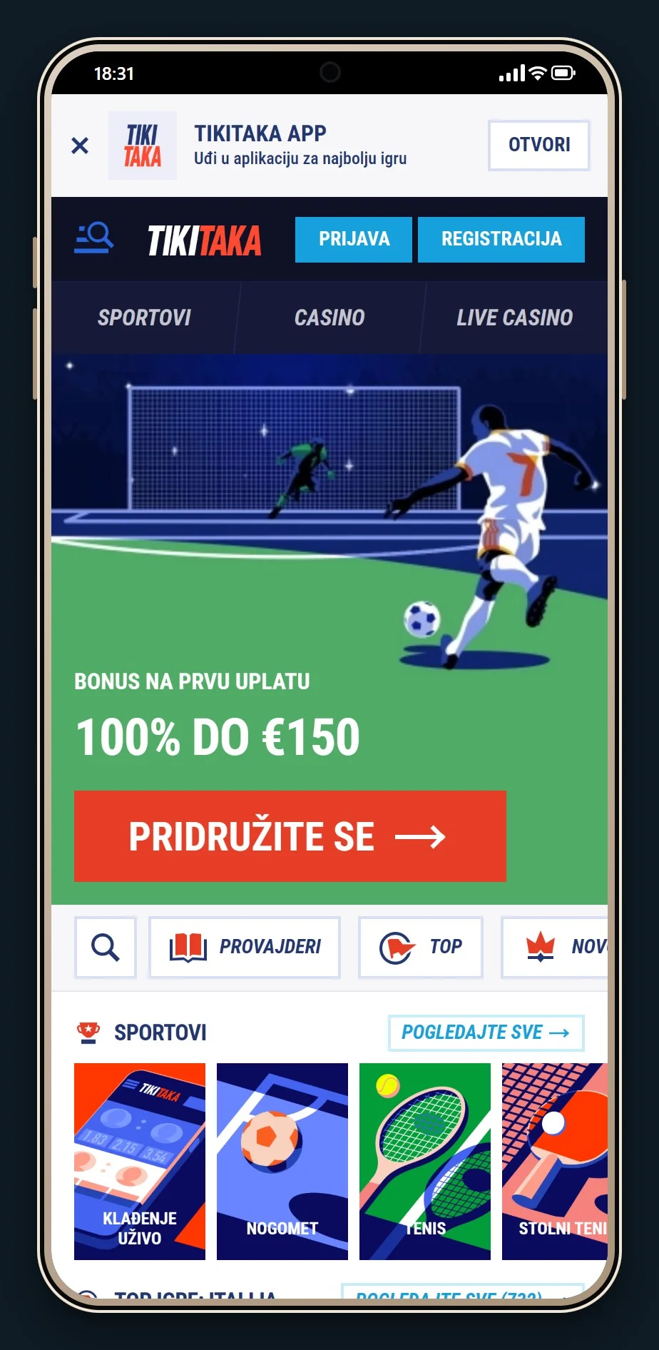 najbolja online casina koja prihvaćaju paysafecard: TikiTaka