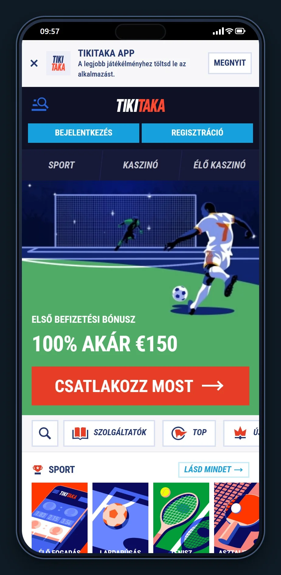 online casino paysafecard: TikiTaka kaszinó lobbija