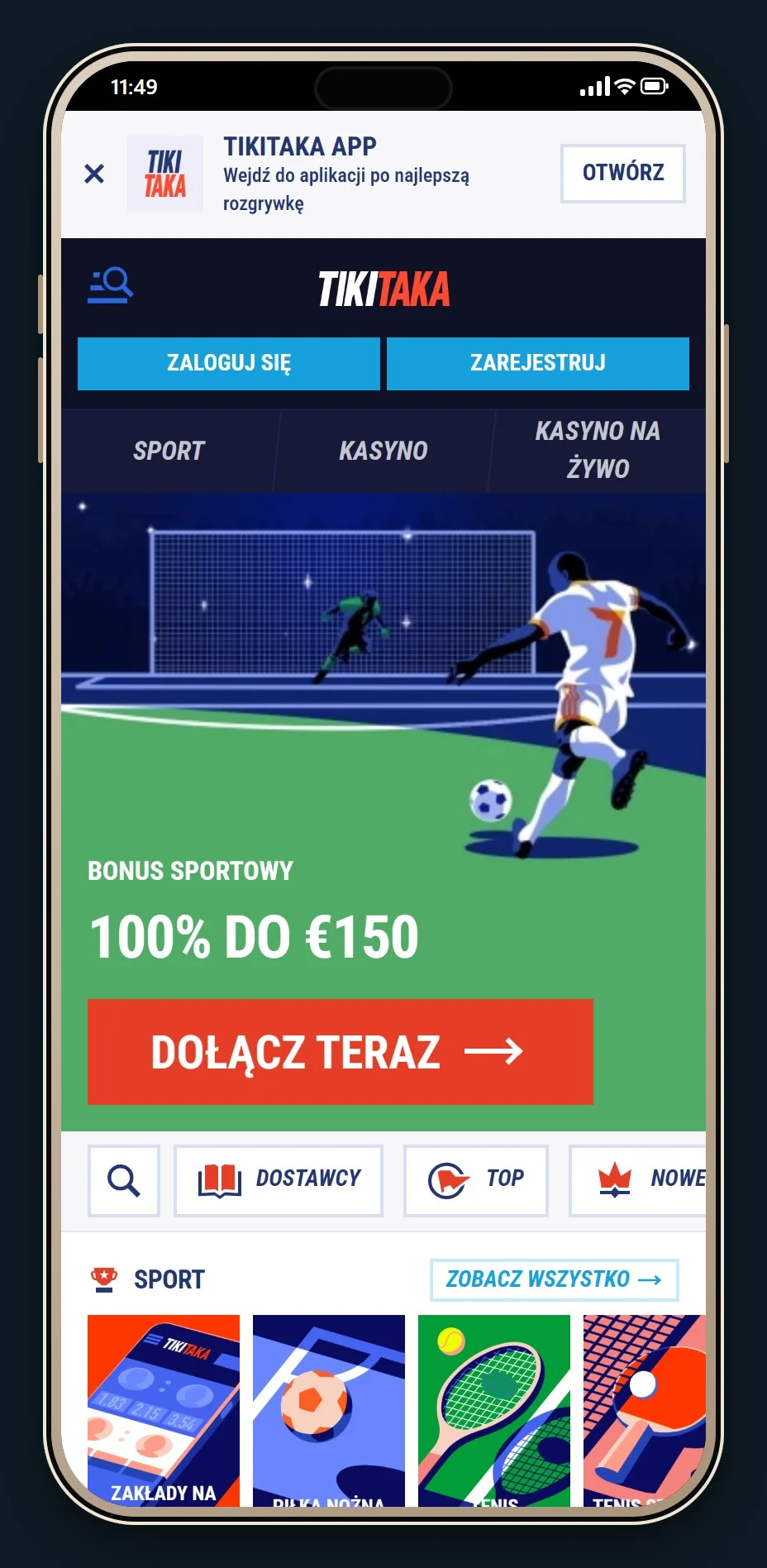 kasyna z paysafecard: strona główna kasyna TikiTaka