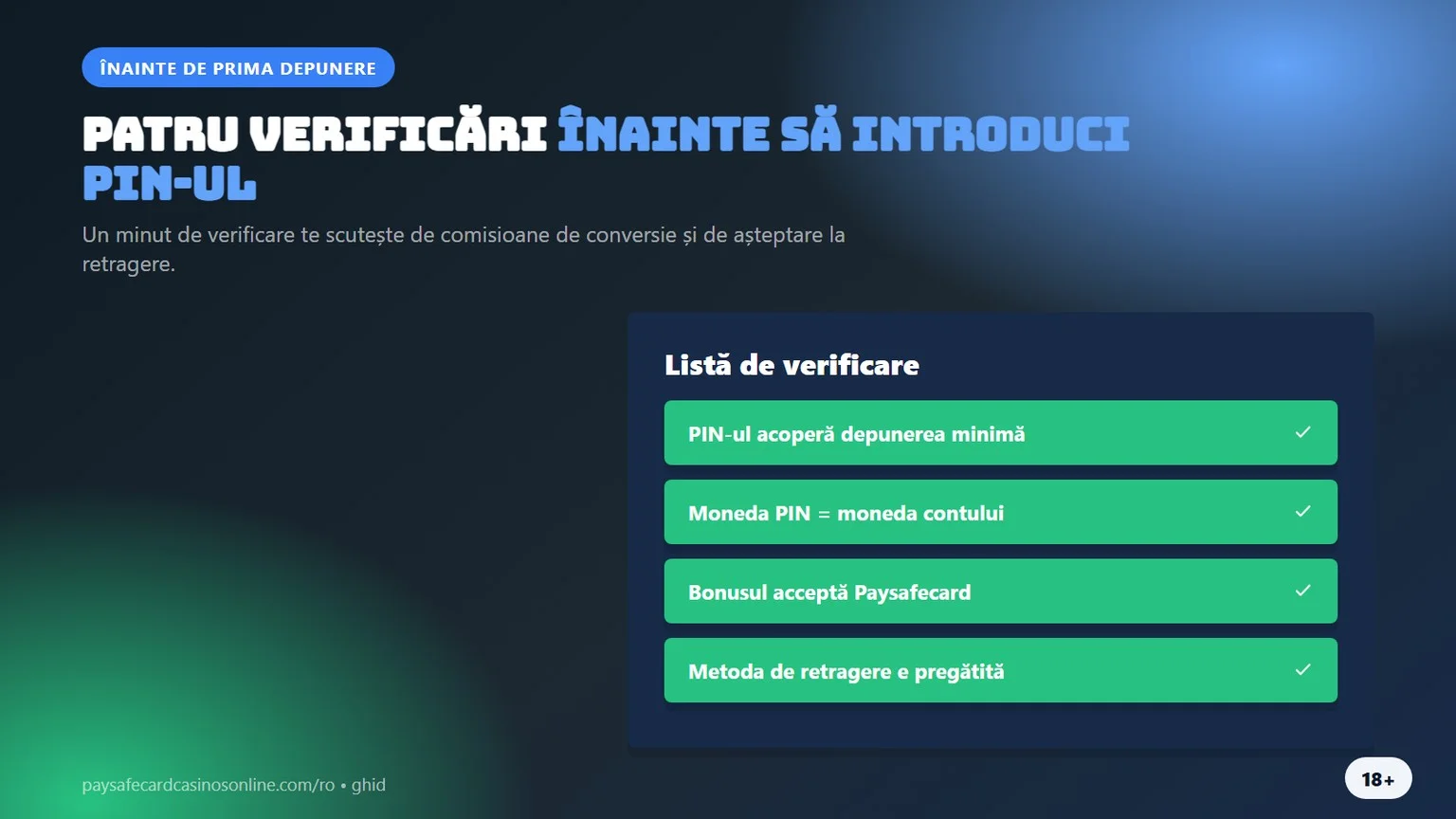 cazinouri online paysafecard: patru verificări înainte de depunere