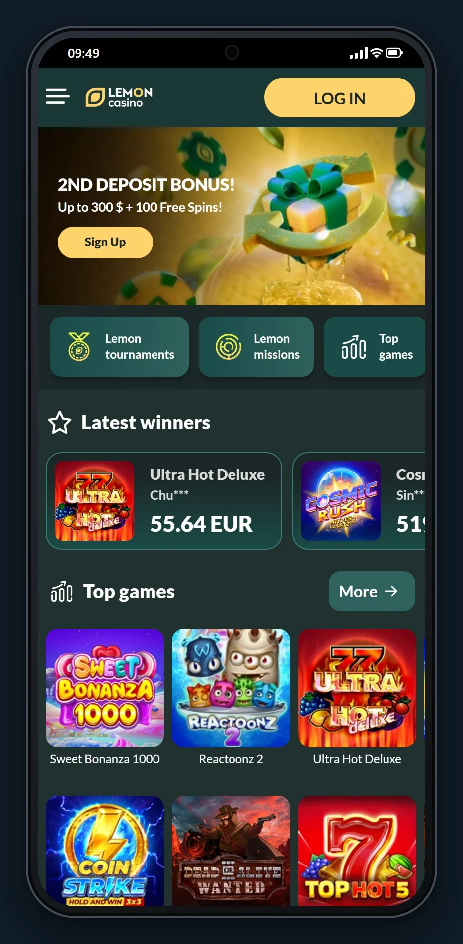 paysafecard casino utan svensk licens: Lemon Casino